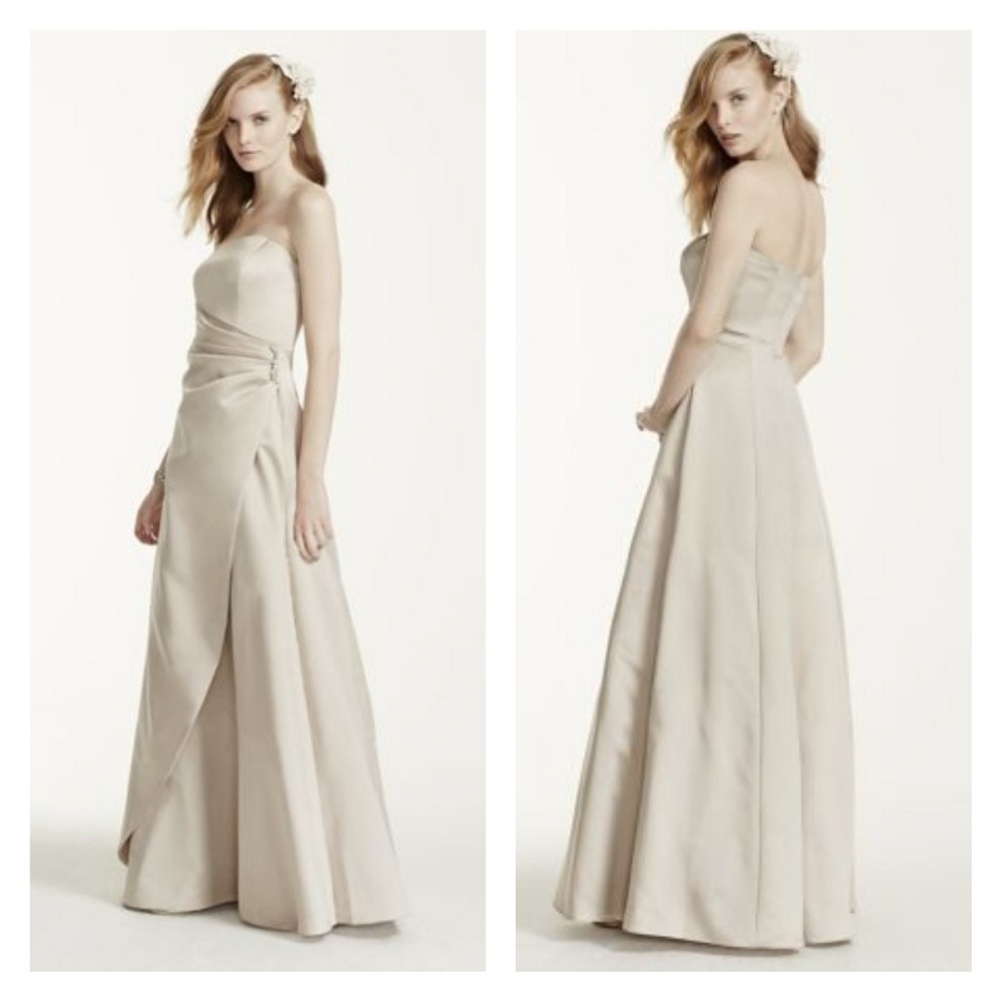 Satin Bridesmaid Dress and Jacket
